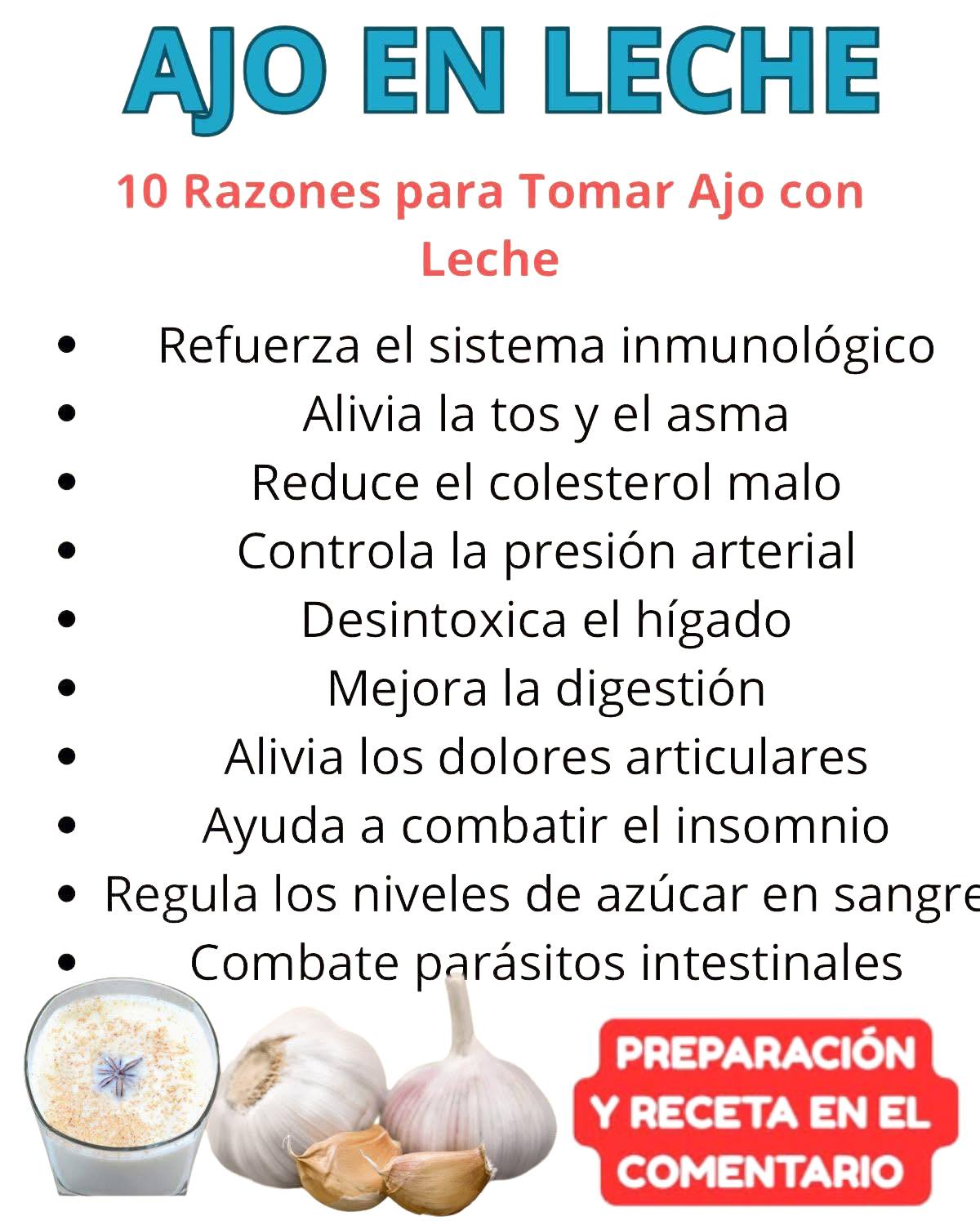 Ajo en leche