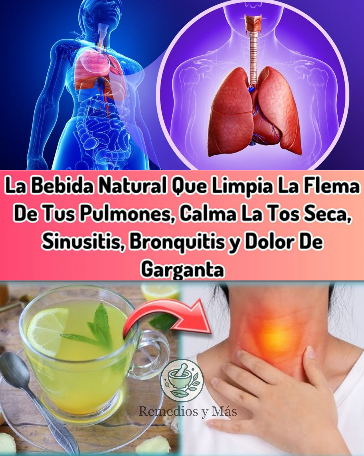 Bebida natural para los pulmones