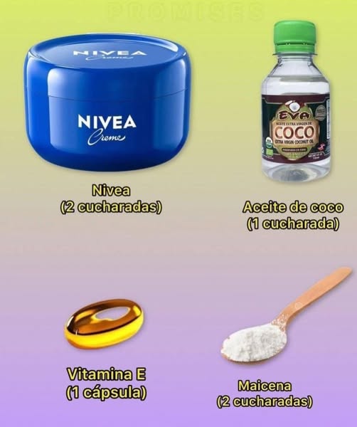 Ingredientes para crema milagrosa