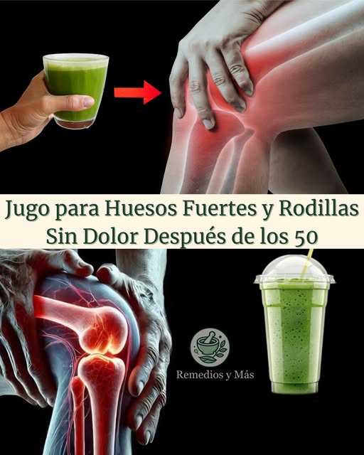 Jugo natural para fortalecer huesos