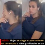 Pasajera se niega a ceder asiento de ventana a un niño y desata intenso debate en redes