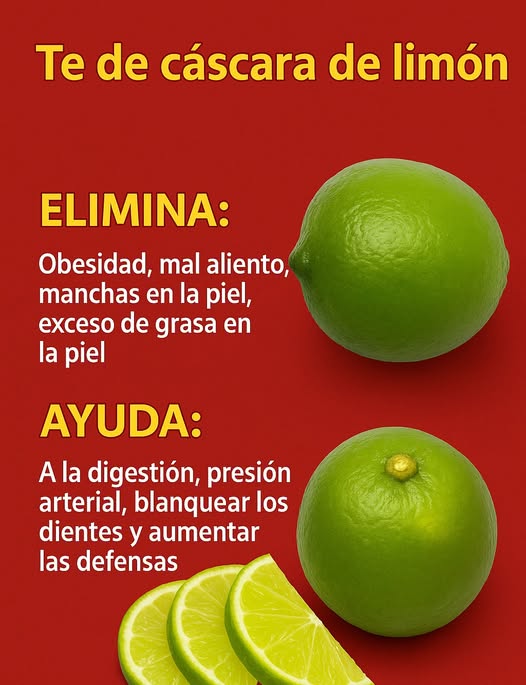 Beneficios del té de cáscara de limón