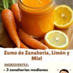 Energía y Salud en un Vaso: Zumo de Zanahoria, Limón y Miel