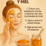 Mascarilla Facial de Zanahoria Cocida y Miel: Radiancia Natural