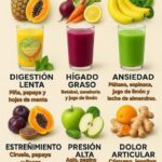 Jugos Naturales para Mejorar la Salud: Digestión, Hígado Graso, Ansiedad y Más