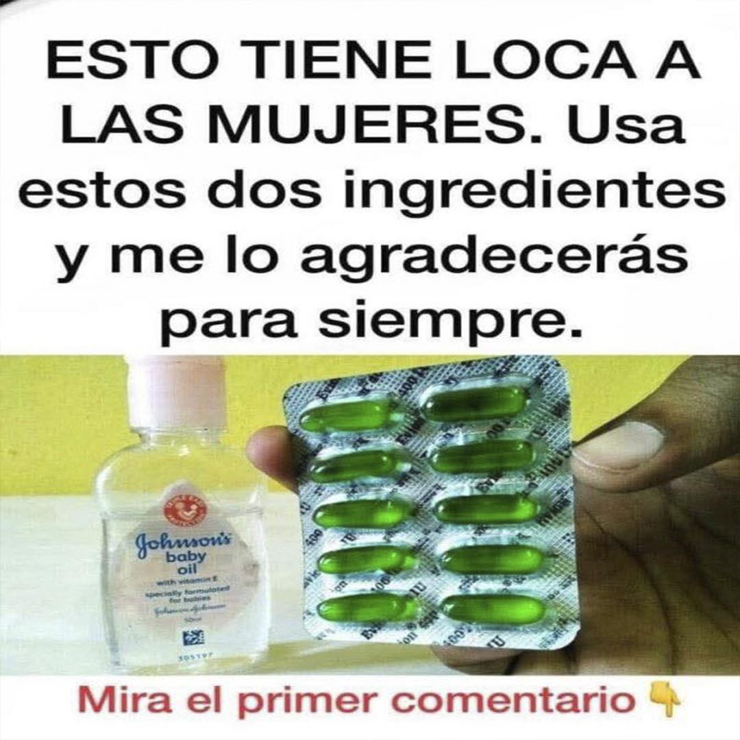 Mezcla de aceite de bebé con otros ingredientes