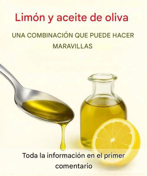 Limón y aceite de oliva