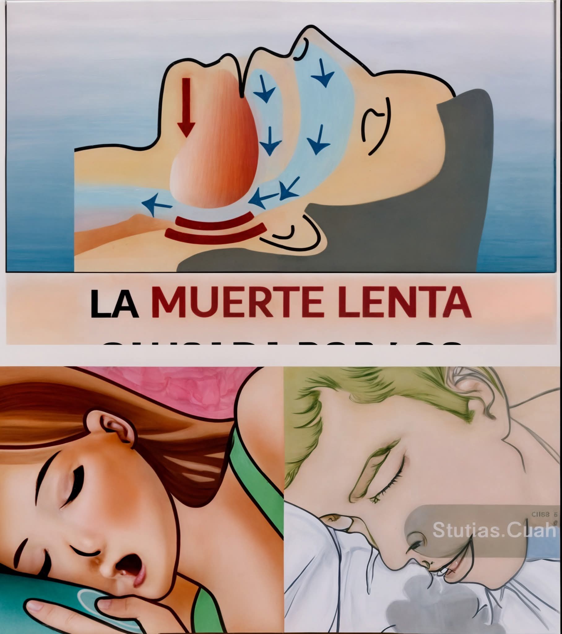 Diagrama de apnea del sueño
