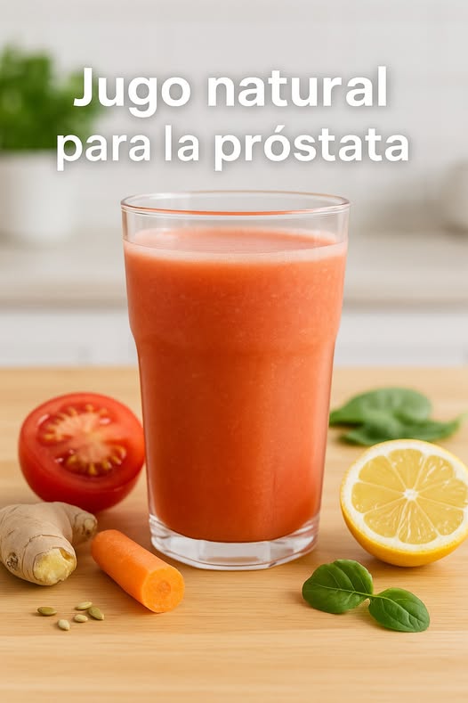 Jugo natural para la próstata