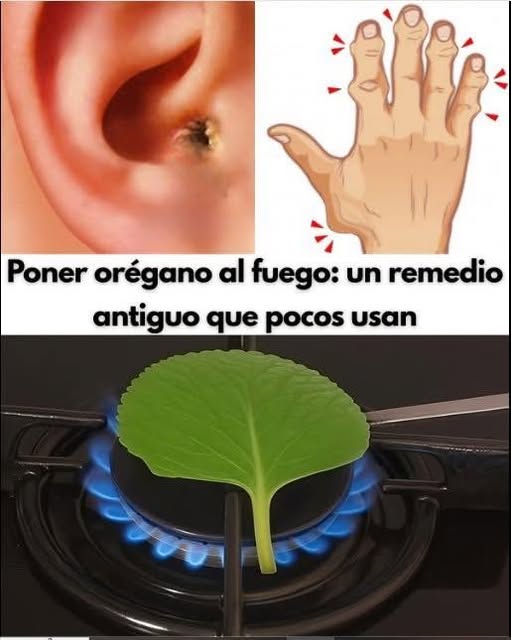 Poner orégano al fuego: un remedio antiguo