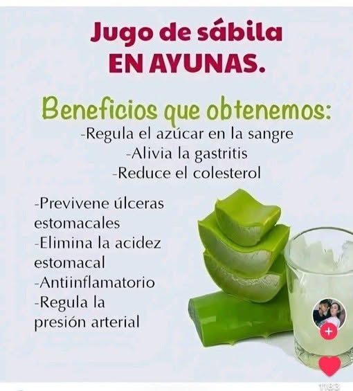 Jugo de sábila