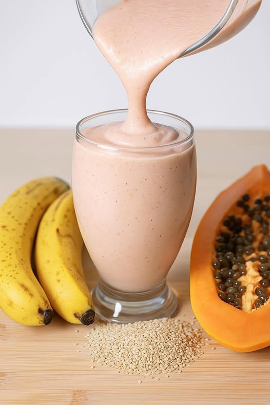 Batido Nutritivo de Banana y Papaya