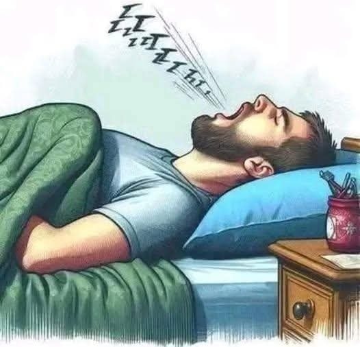 Persona Durmiendo y Roncando