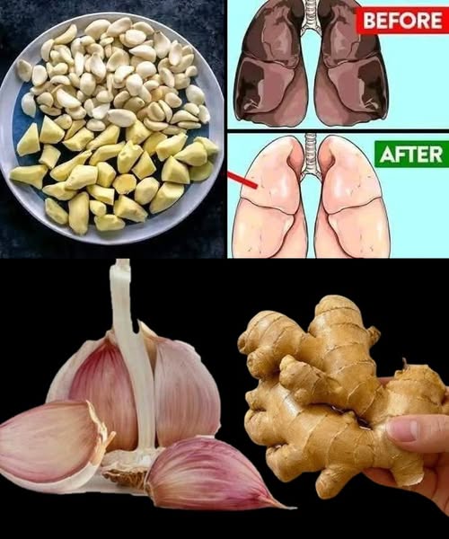 Ajo y Jengibre para la Salud Pulmonar