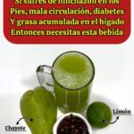 Bebida Natural para Aliviar la Hinchazón, Mejora la Circulación y Combate la Diabetes