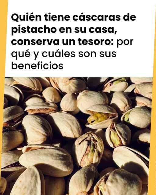 Cáscaras de pistacho como recurso