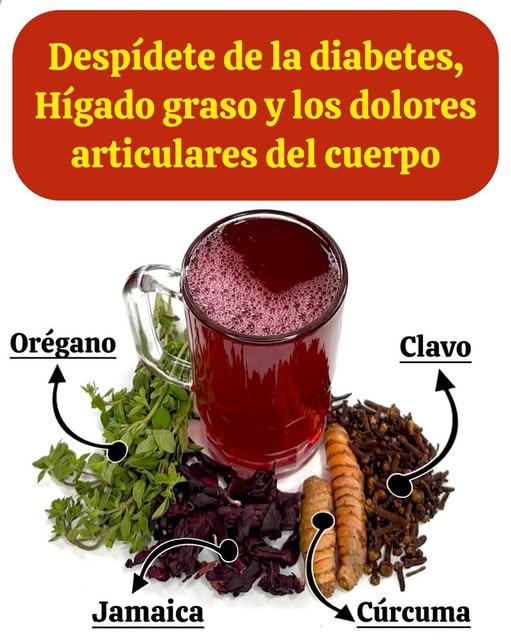 Remedio natural para la diabetes, hígado graso y dolores articulares