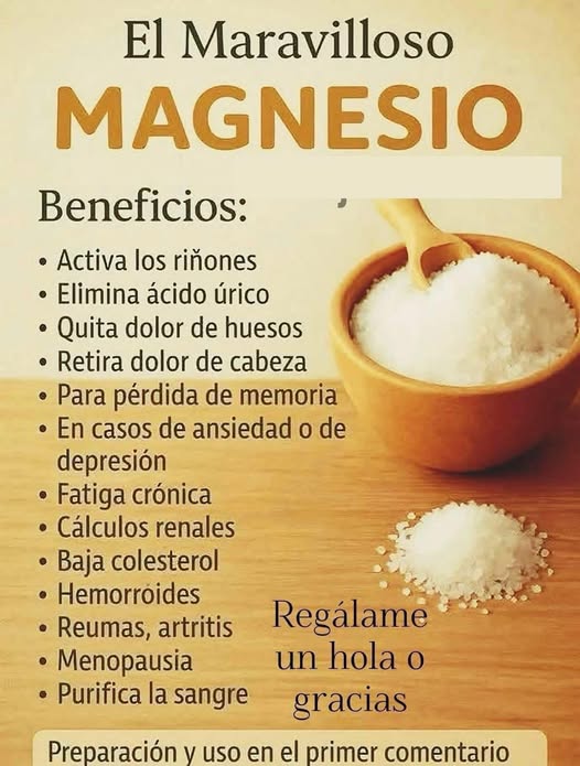 Beneficios del Magnesio