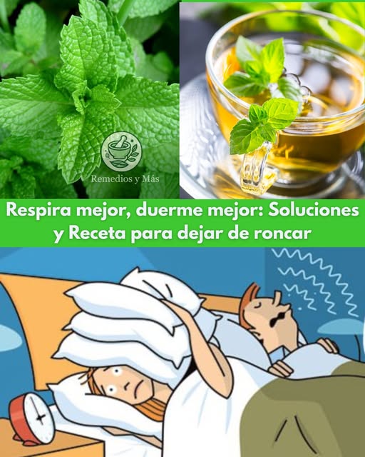 Té de menta para mejorar la respiración