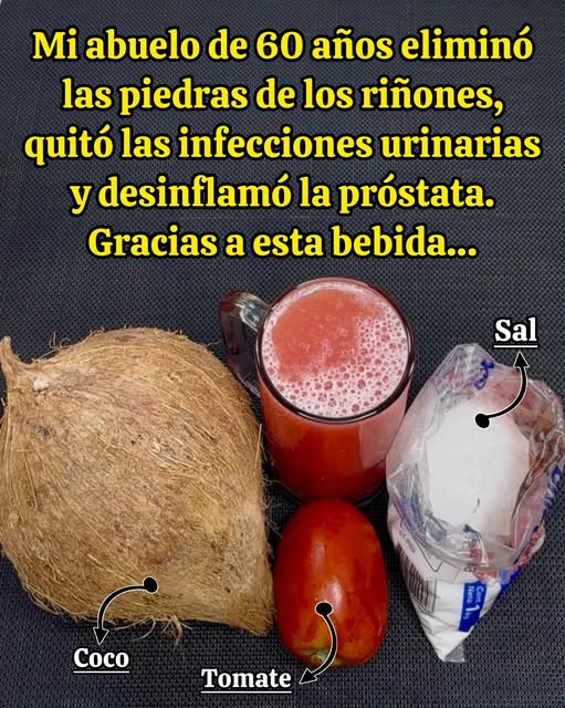 Bebida Natural para Eliminar Piedras Renales