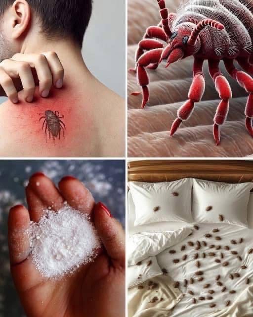Insectos en la cama