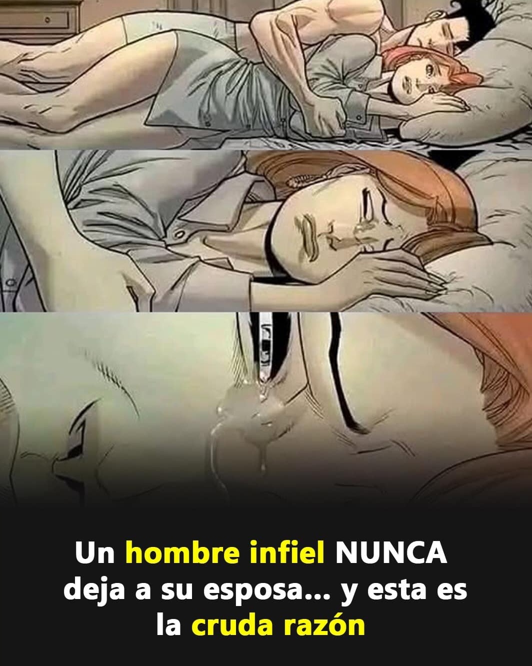 Un hombre infiel NUNCA deja a su esposa