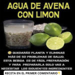 Agua de Avena con Limón: La Bebida Natural para Tu Salud
