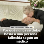 Por qué nunca se debe besar a una persona fallecida según un médico