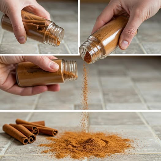 Proceso de vertido de canela