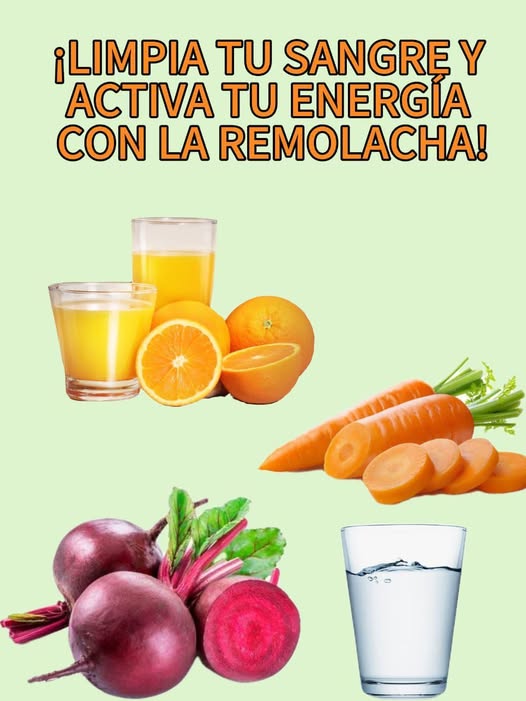 Ingredientes para jugo de remolacha