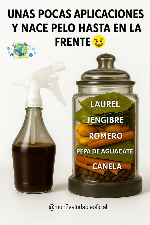Tónico Natural para el Crecimiento del Cabello