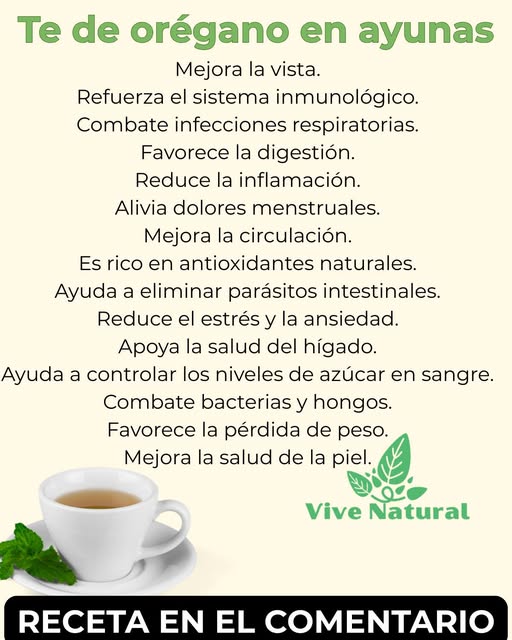 Té de Orégano
