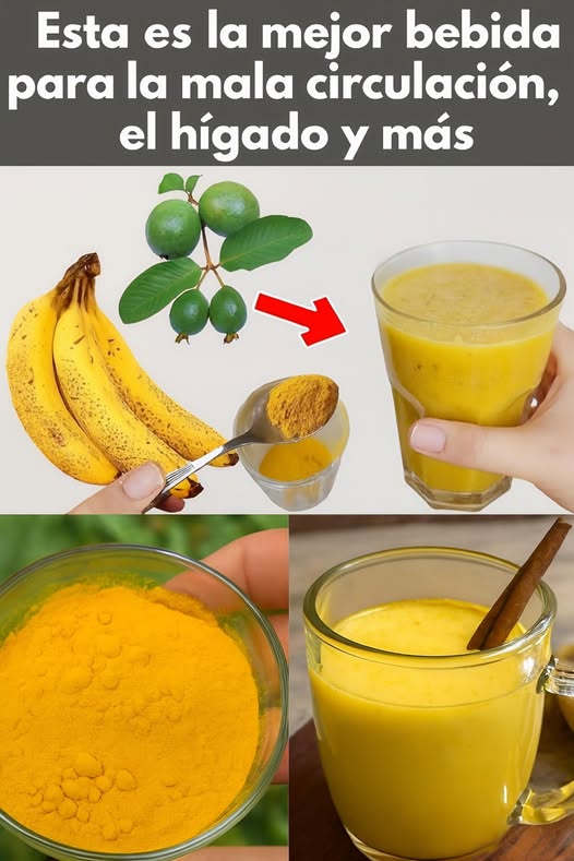 Bebida natural para la mala circulación y el hígado