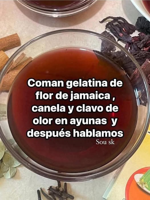Gelatina de Jamaica con Clavo de Olor