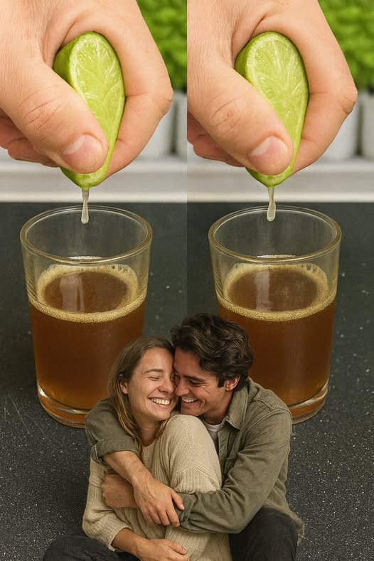 Bebida de limón en vaso