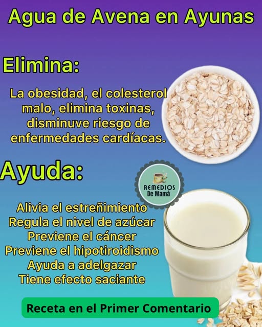 Agua de avena