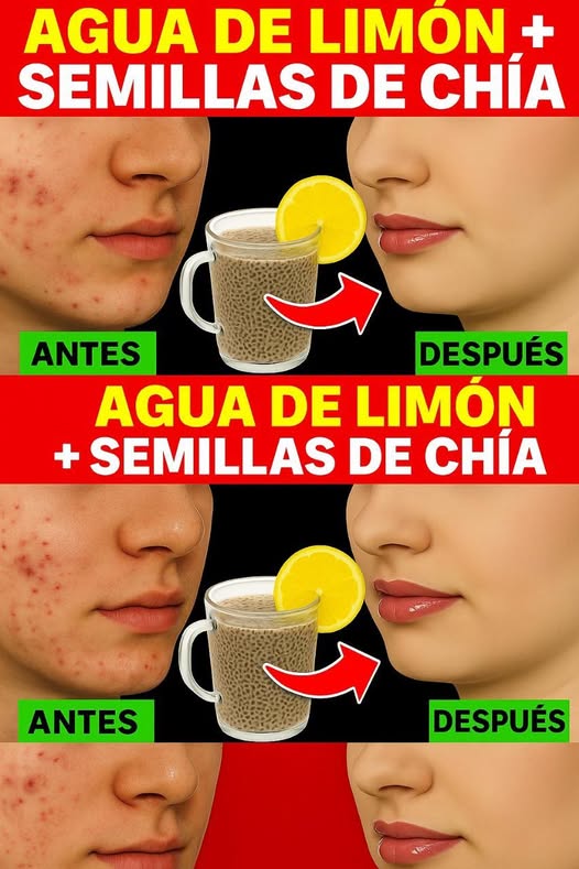 Resultado del uso de agua de limón y semillas de chía