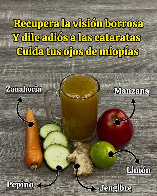 Jugo Natural para la Salud Ocular