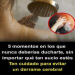 5 Momentos en los que Nunca Deberías Ducharte por Tu Salud