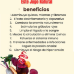 Potentes Beneficios de un Jugo Natural para Combatir Anemia, Quistes y Miomas