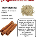 Receta Natural para Controlar Triglicéridos Altos