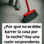 ¿Por qué no se debe barrer la casa por la noche? Descubre la sorprendente razón