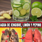 Beneficios del Agua de Jengibre, Limón y Pepino para la Salud Pulmonar