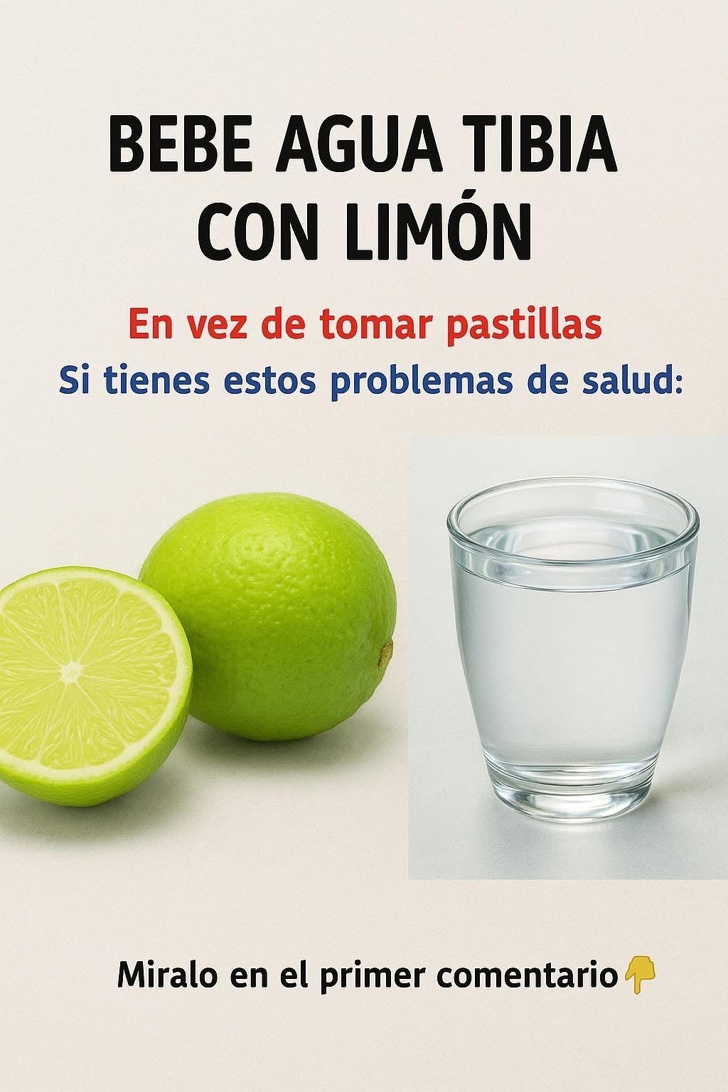 Vaso de agua tibia con limón