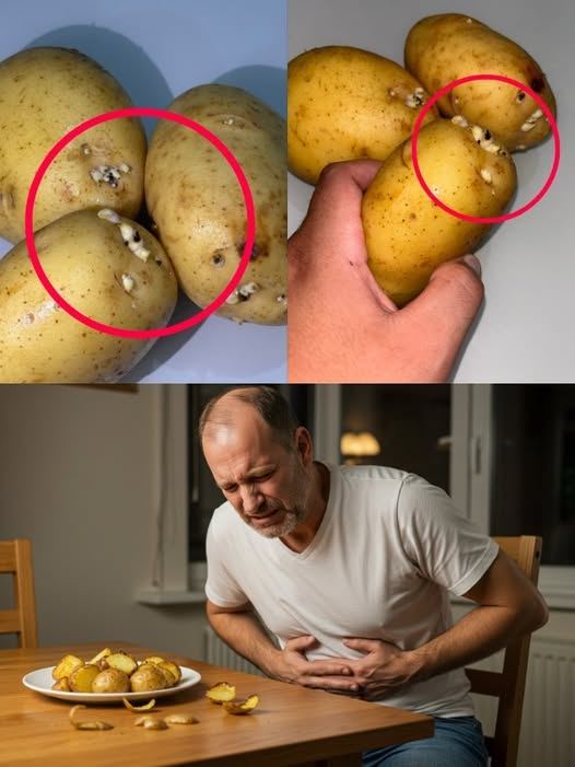 Papas con brotes