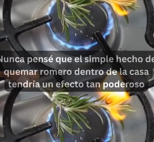 Quema de romero en casa