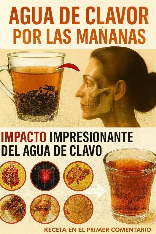 Beneficios del agua de clavo