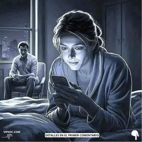 Mujer usando el teléfono en un ambiente doméstico