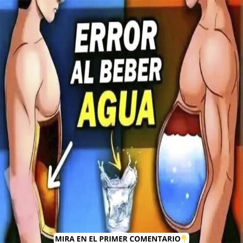 Errores al beber agua