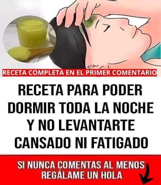 Bebida natural para dormir mejor